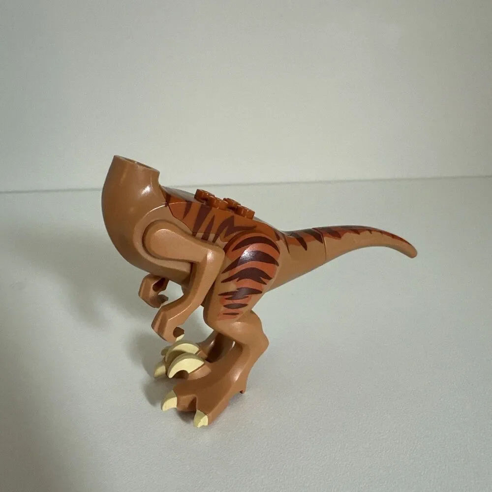 LEGO Jurassic Park Dinosaur Lot velociraptor raptor beige claws Coelophysis